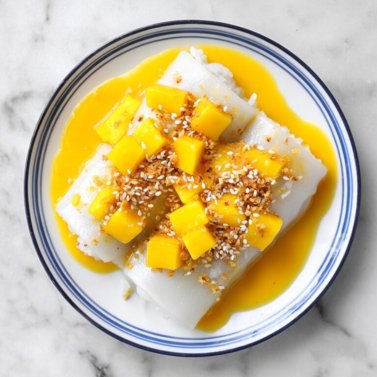 Sweet Mango Sticky Rice Rolls Recipe