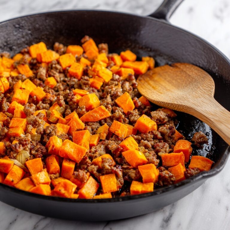 Maple Sausage Sweet Potato Hash for a Cozy Breakfast Delight Recipe