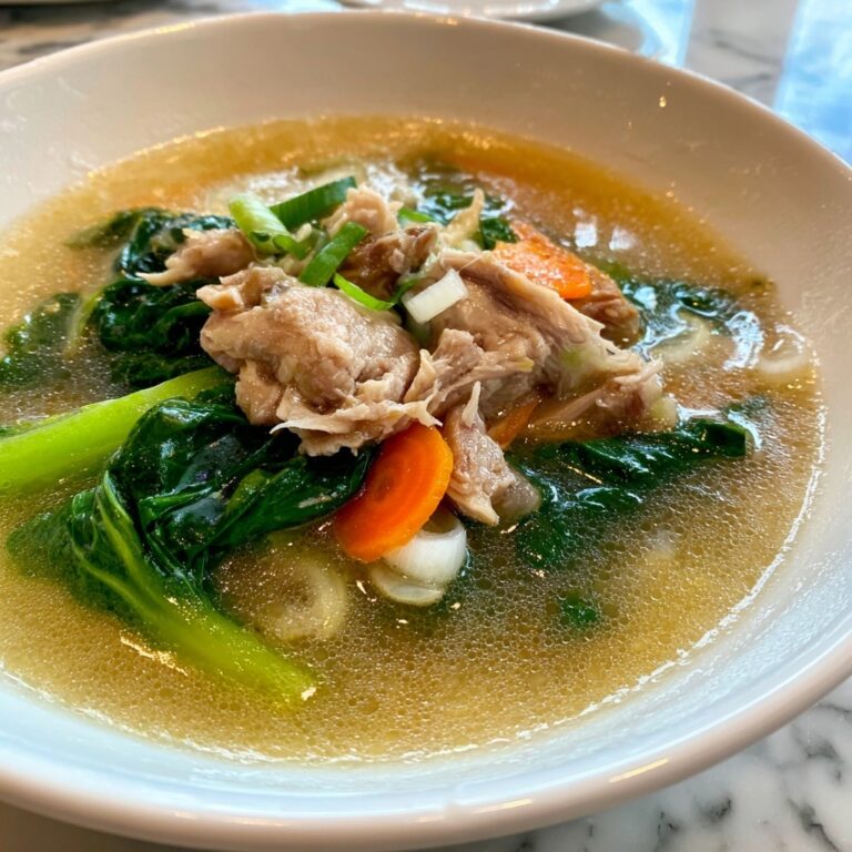 Bok Choy Chicken Soup Recipe