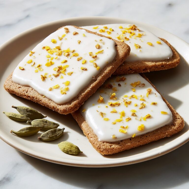 Cardamom Shortbread Cookies with Orange Glaze for Tea Bliss Recipe