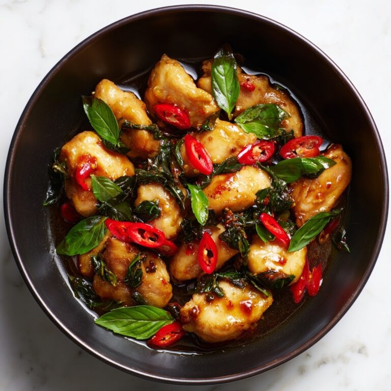 Authentic Thai Basil Chicken in 30 Minutes Recipe