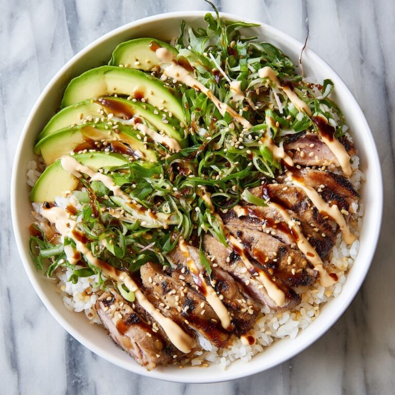 Sticky Chicken Rice Bowls Recipe