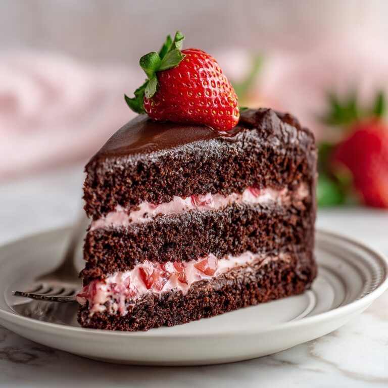 Strawberry Chocolate Cake Recipe