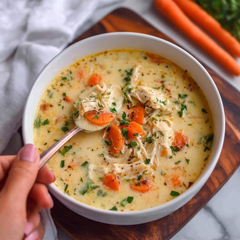 Small Batch Chicken Pot Pie Soup for Two Recipe