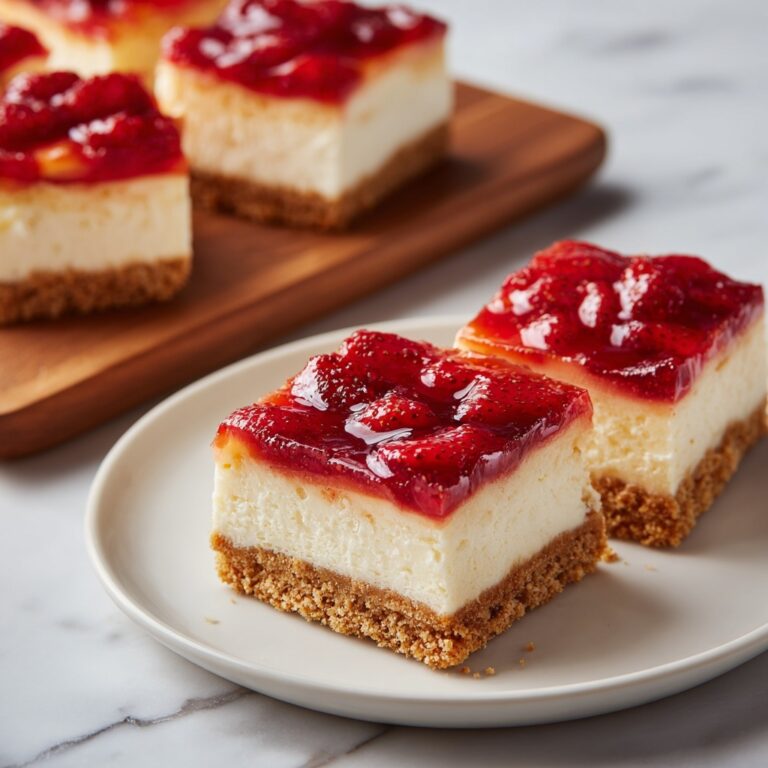 Vegan Strawberry Coconut Cheesecake Bars Recipe