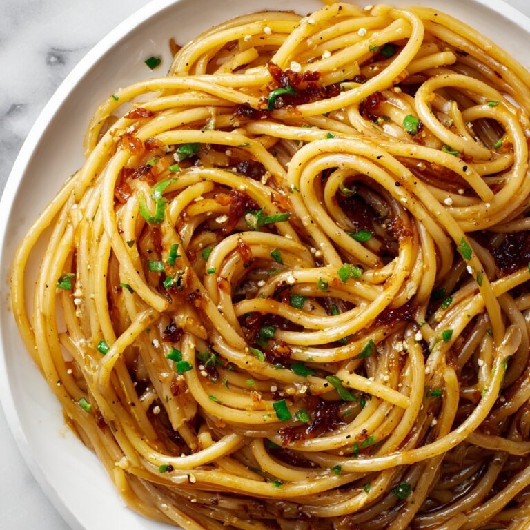 Slow Cooker Caramelized Onions Pasta Recipe