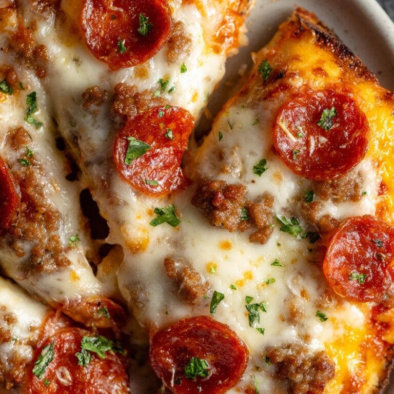 Meat Lovers Pizza Tortellini Bake Recipe