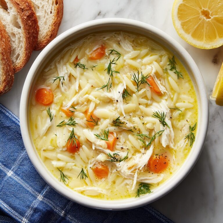 Greek Lemon Chicken Soup (Avgolemono) Recipe