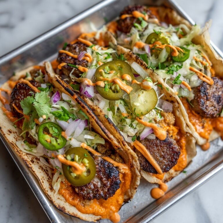 Big Mac Style Smash Burger Tacos Recipe