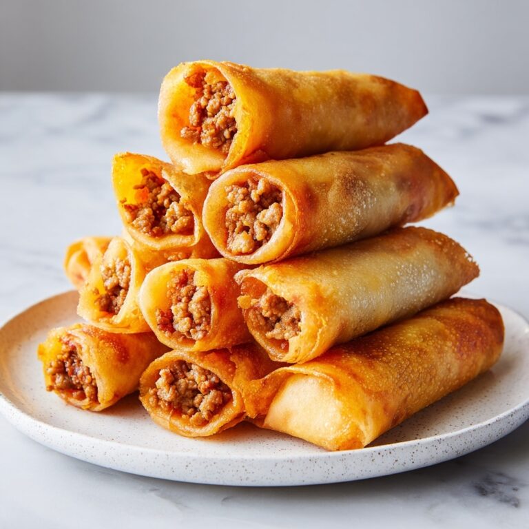 Cheeseburger Eggrolls: Crispy Bites of Beefy Bliss Recipe