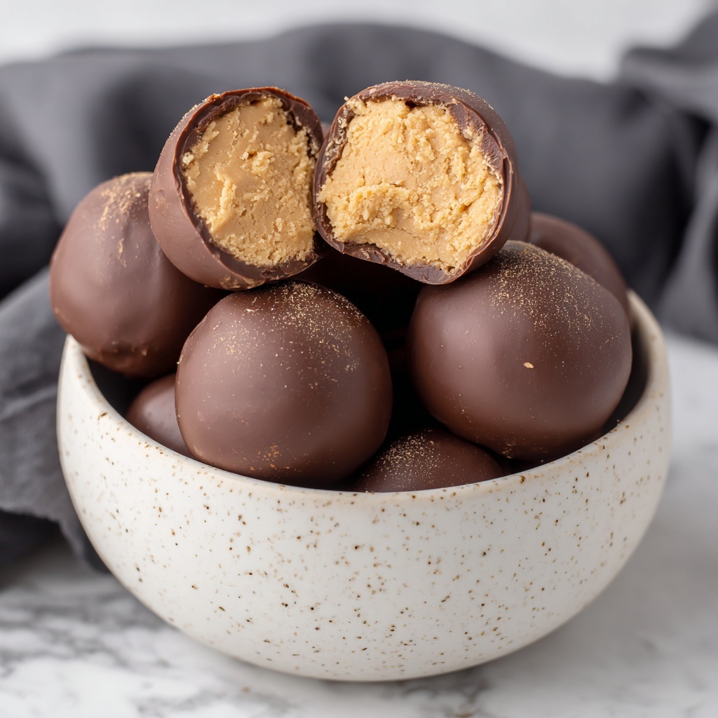 Delicious Chickpea Vegan Chocolate Truffles Recipe - Recipe Image