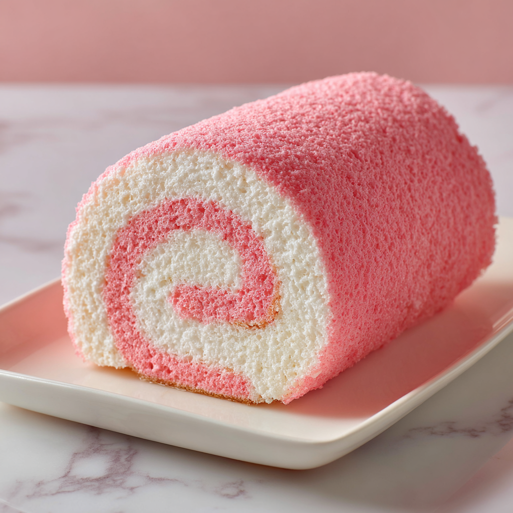 Fluffy Cotton Candy Roll: A Fun and Sweet Twist on Classic Cake Recipe - Recipe Image