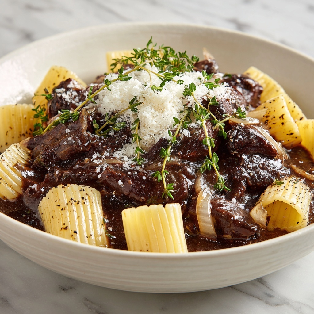 Braised Short Rib Ragu Pasta Recipe - Recipe Image