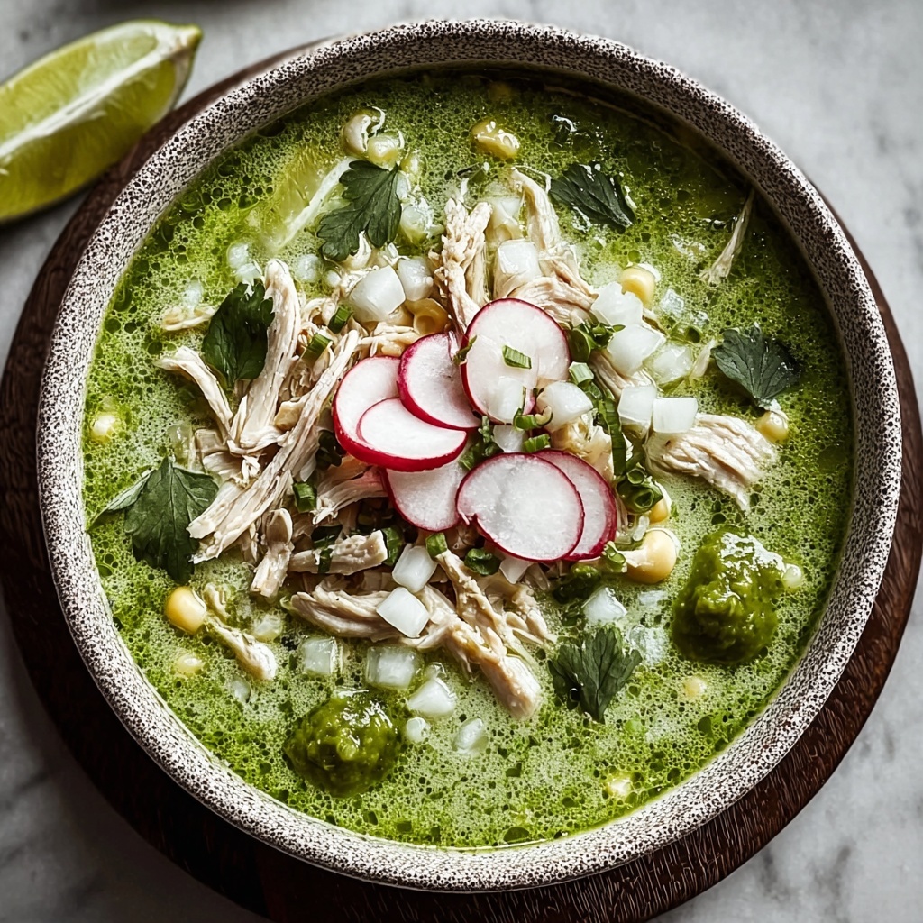 Delicious Chicken Pozole Verde: A Comforting Mexican Classic Recipe - Recipe Image