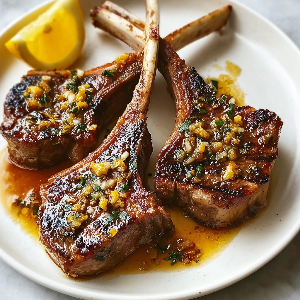 Savory Garlic Butter Lamb Chops That Melt in Your Mouth Recipe - Recipe Image