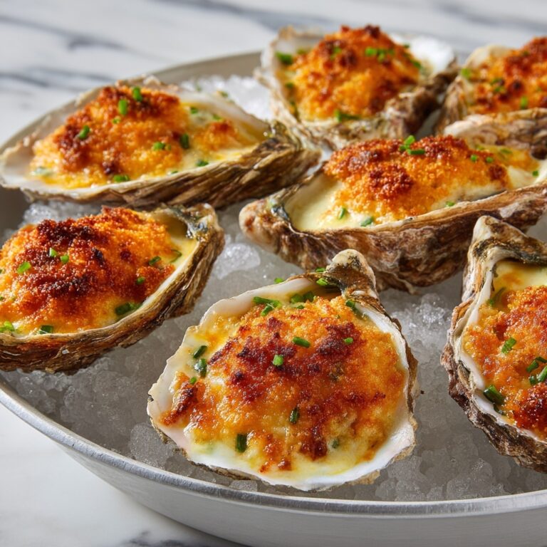 Savory Crab Stuffed Grilled Oysters for a Flavor Explosion Recipe