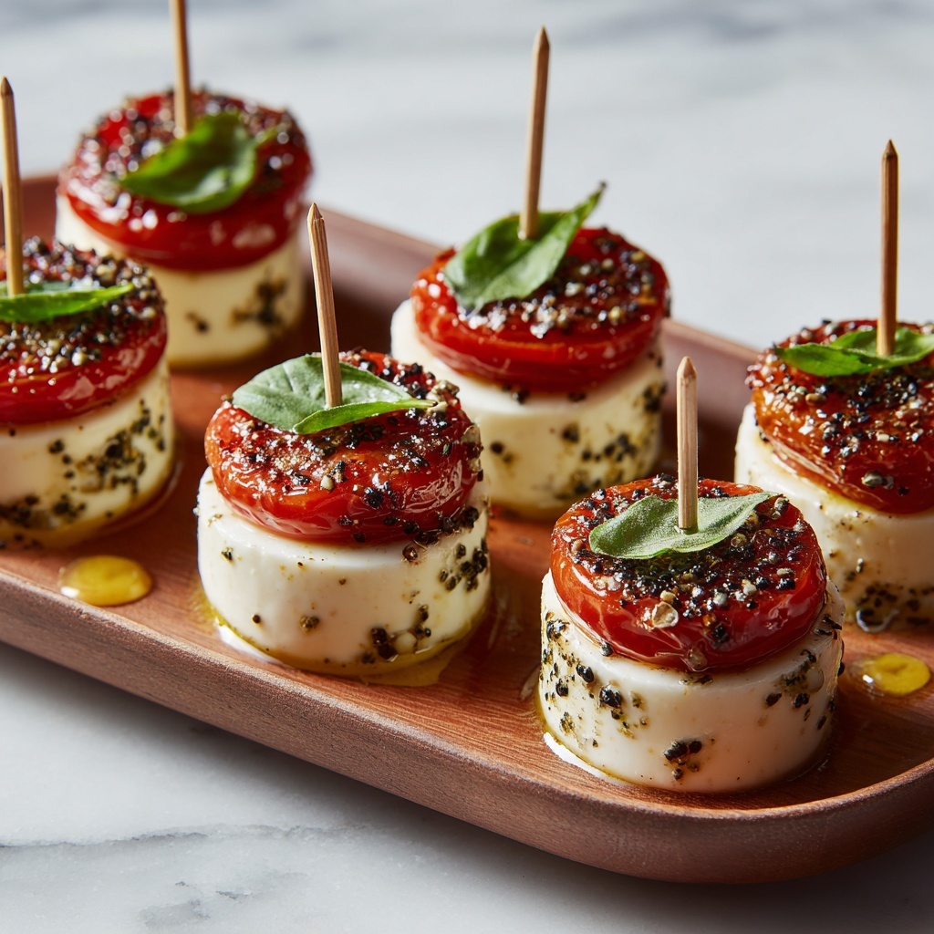 Unforgettable Mini Caprese Bites for Effortless Entertaining Recipe - Recipe Image