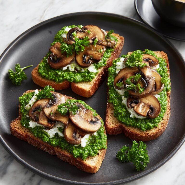 Vegan Mushroom Pesto Sandwich Recipe