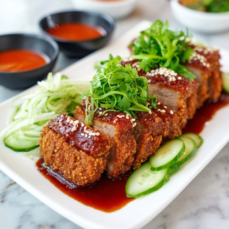 Spicy Korean Chicken Katsu: A Crispy Delight for Dinner Parties Recipe
