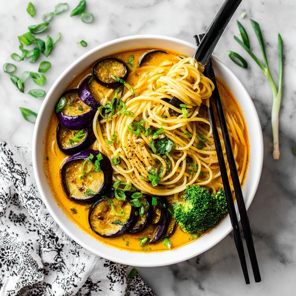 Creamy Thai Red Curry Ramen Recipe - Recipe Image