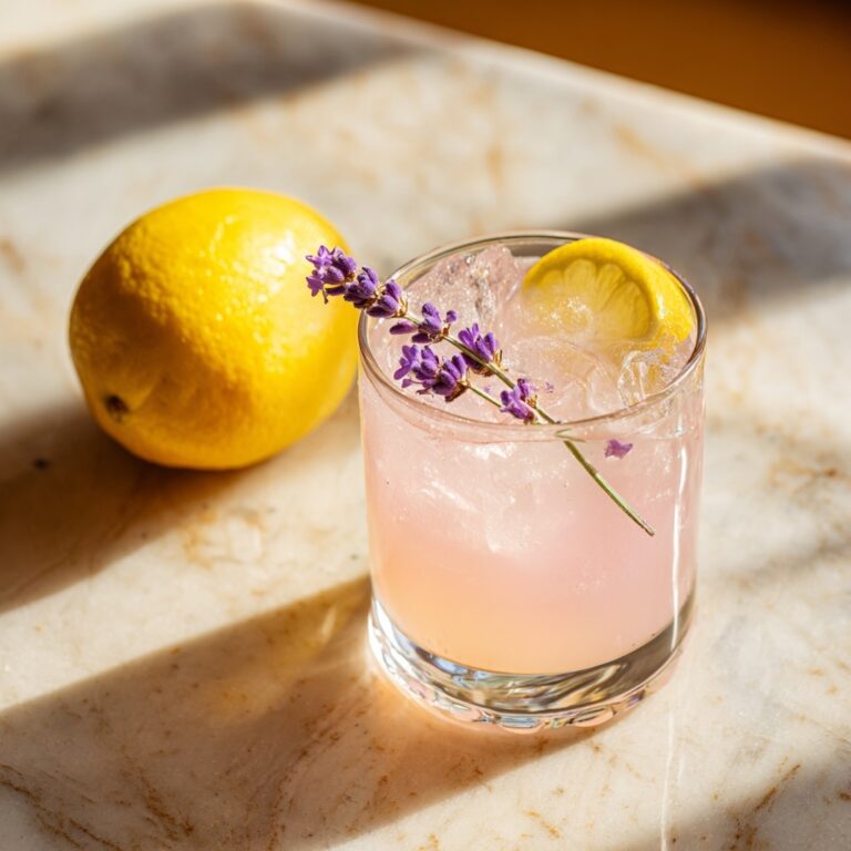 Lavender Lemonade Fizz Mocktail for Refreshing Summer Sips Recipe