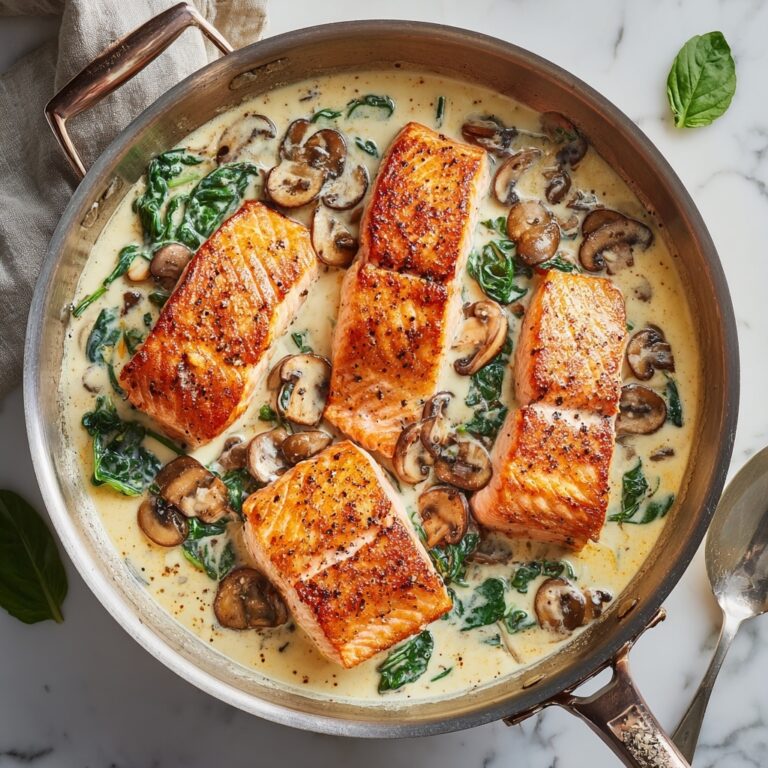 Easy Salmon Florentine with Creamy Coconut Twist Recipe