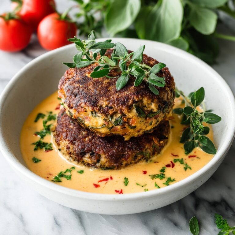 Irresistible Keto Feta Burgers with Creamy Tomato Bliss Recipe