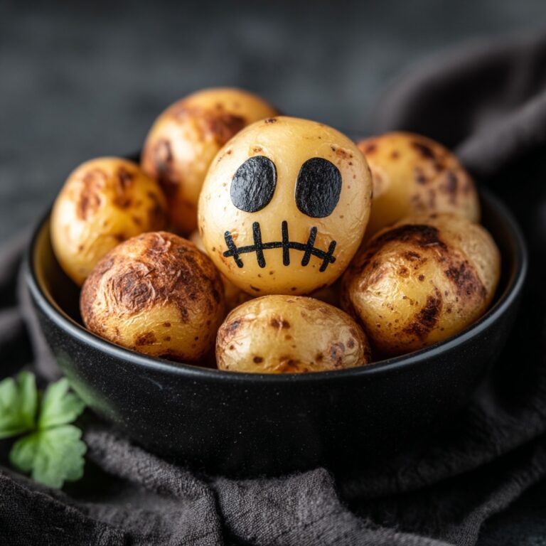Spooky Skull Potatoes: Creamy Halloween Fun for Everyone Recipe