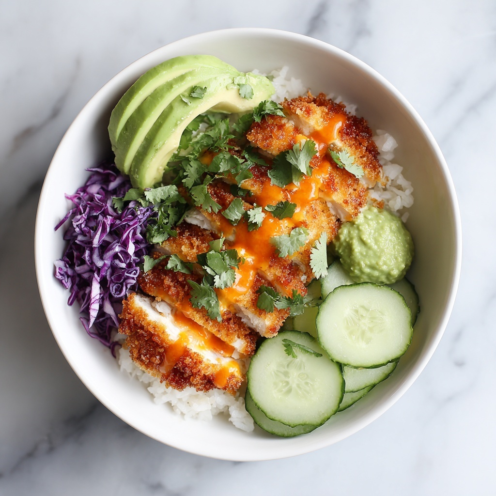 Crispy Bang Bang Chicken Bowl Recipe - Recipe Image