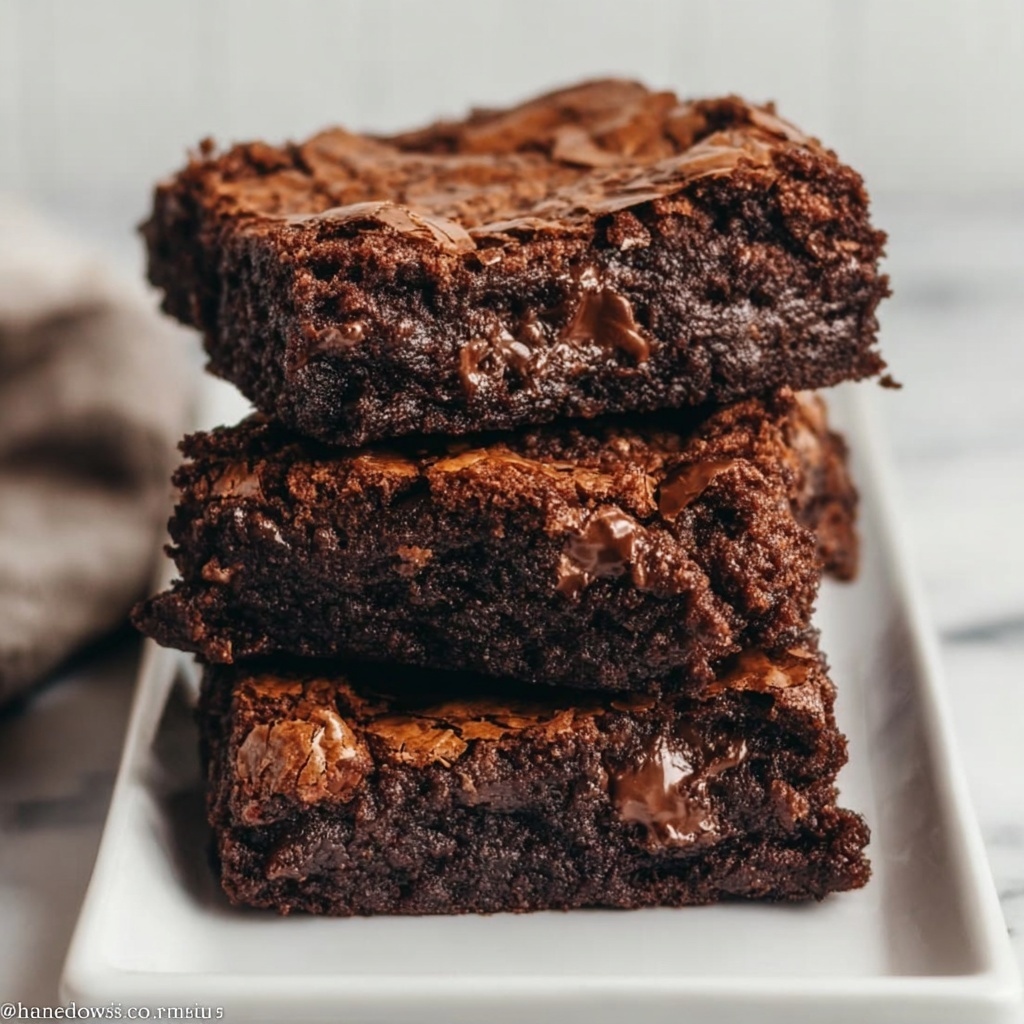 Brown Butter Brownies Recipe - Recipe Image