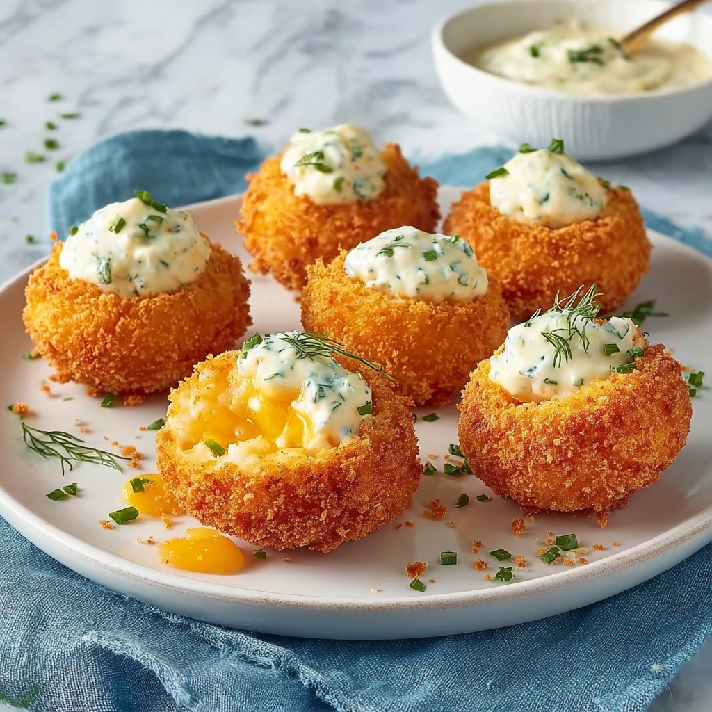 Fried Deviled Eggs Recipe - Recipe Image