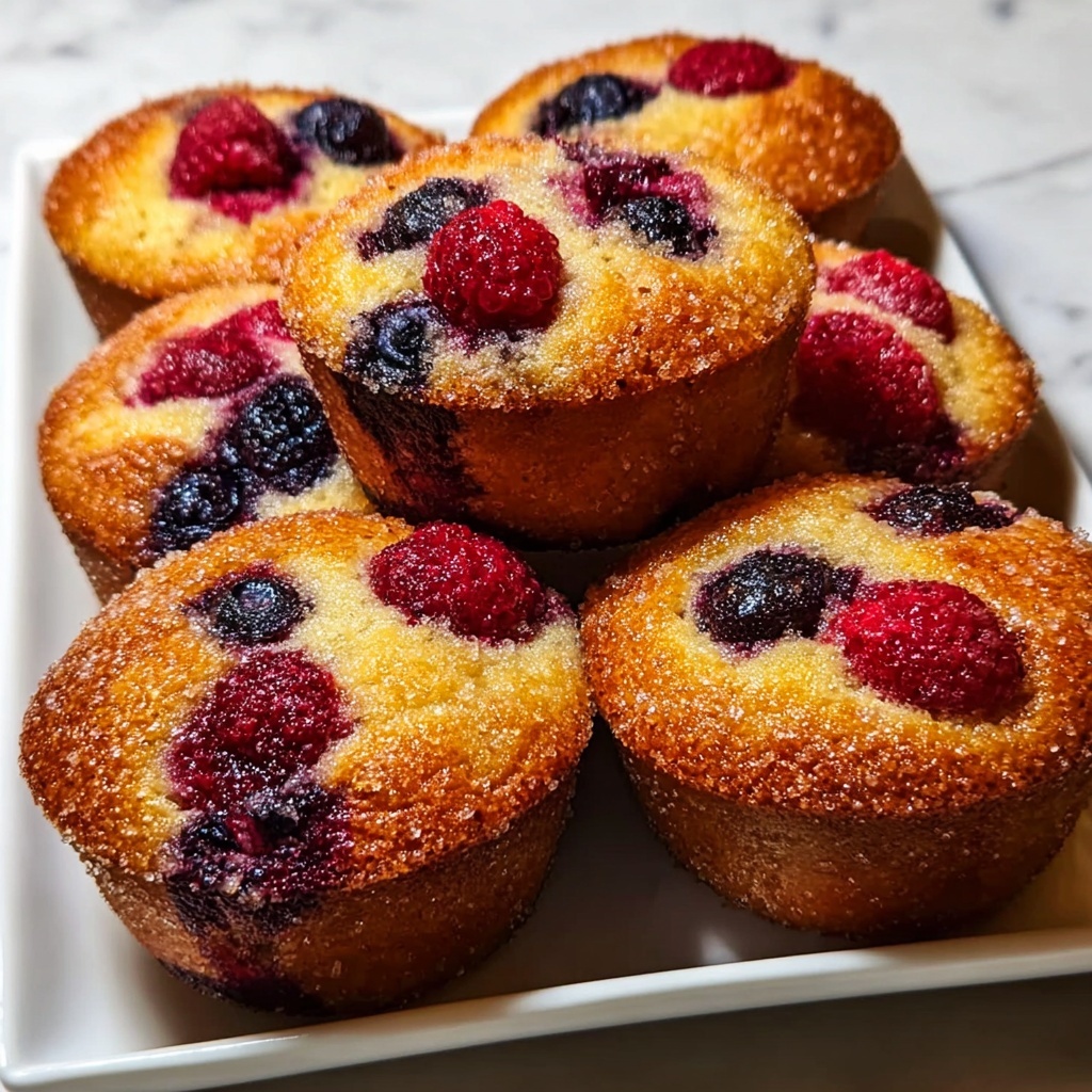 Mixed Berry Muffins Recipe - Recipe Image