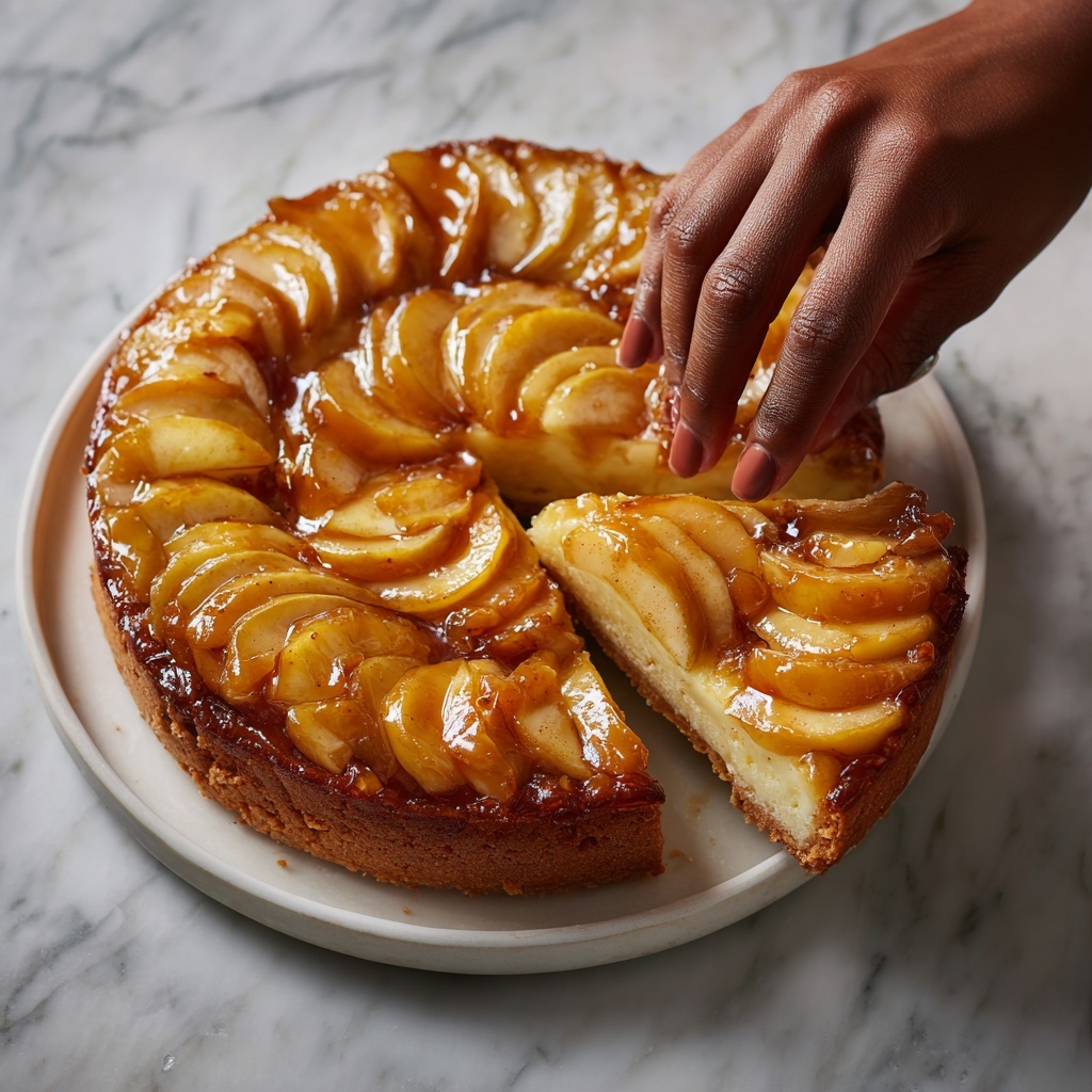 Apple Cinnamon Upside Down Cake Recipe - Recipe Image