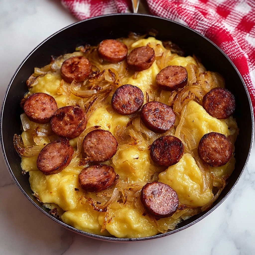 Pierogies and Kielbasa Skillet Dinner Recipe - Recipe Image