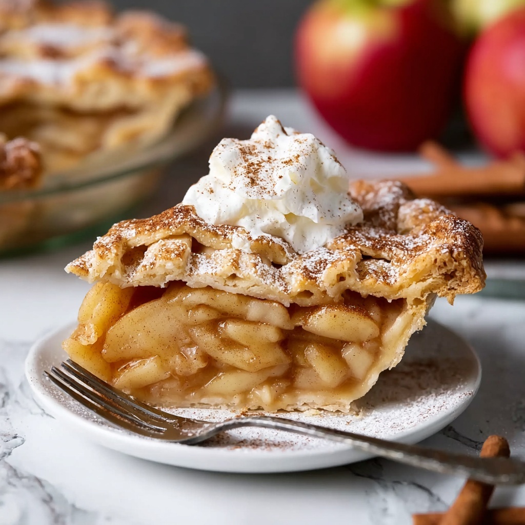 German Apple Pie with Creamy Custard Recipe - Recipe Image