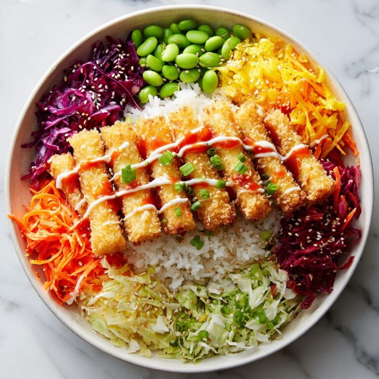 Bang Bang Chicken Bowl with Creamy Sauce and Crispy Toppings Recipe