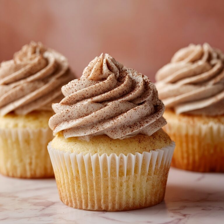 Cinnamon Sugar Frosted Churro Cupcakes Recipe