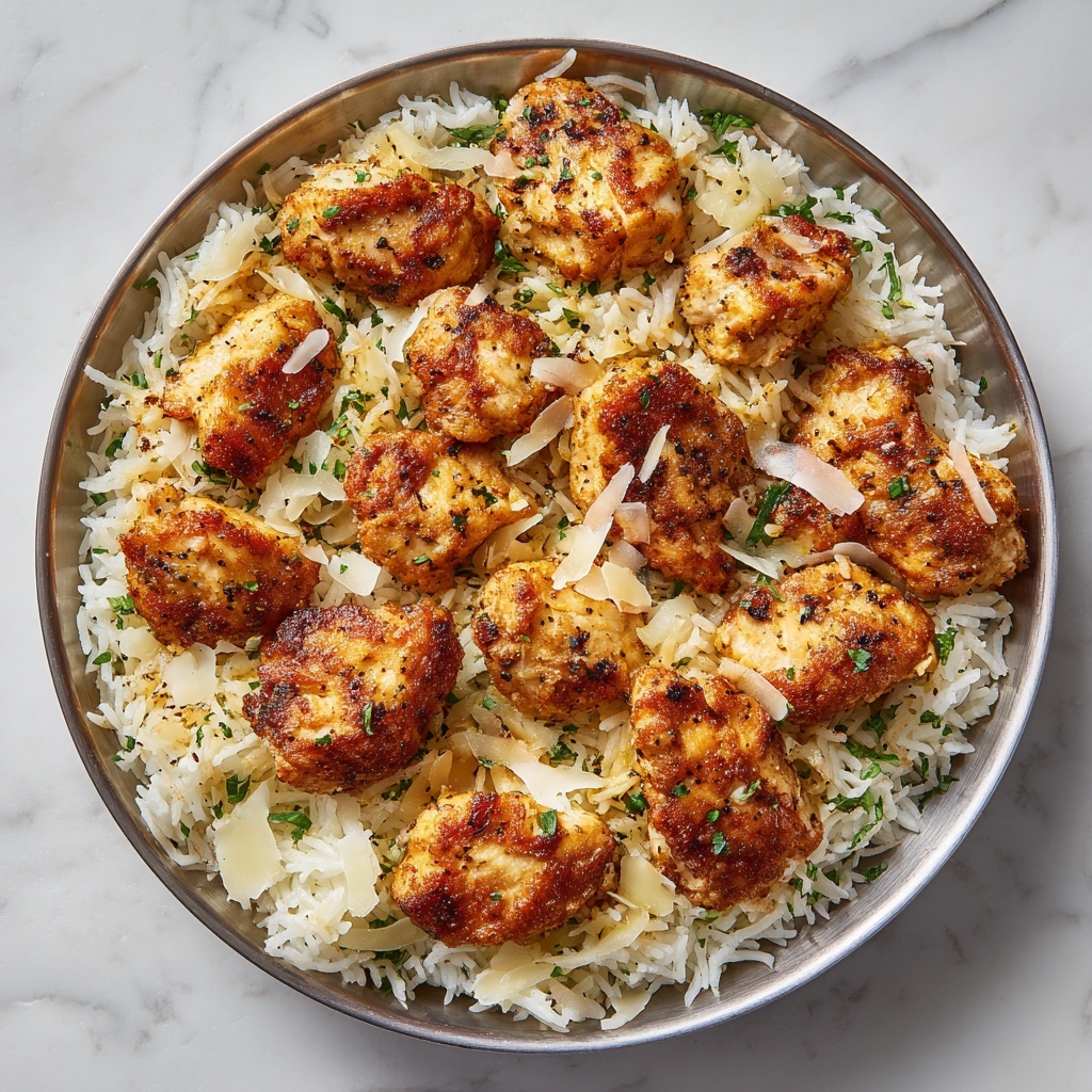 One-Pan Parmesan Chicken and Rice Recipe - Recipe Image