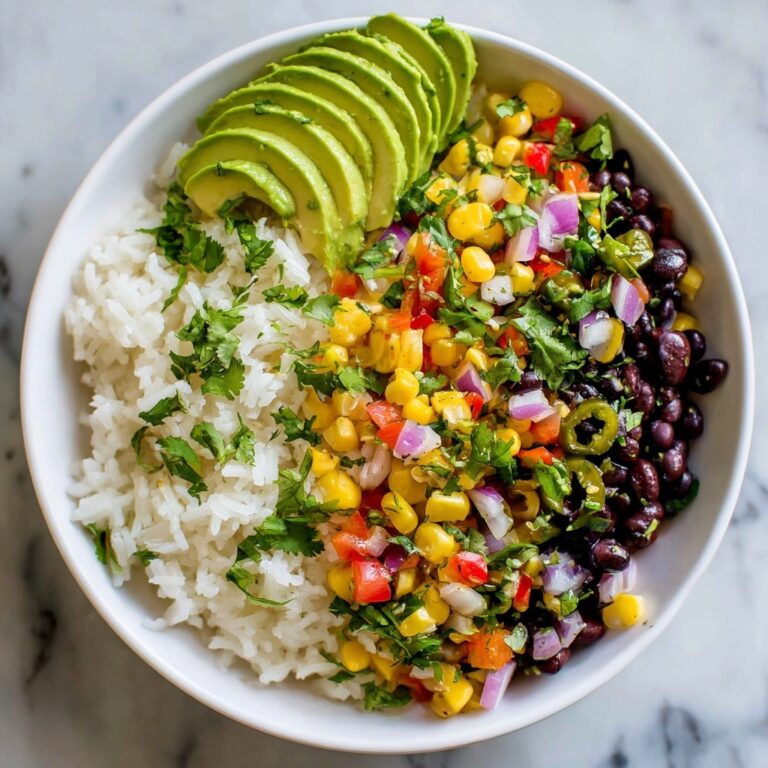Rice & Veggie “Burrito” Bowl Recipe