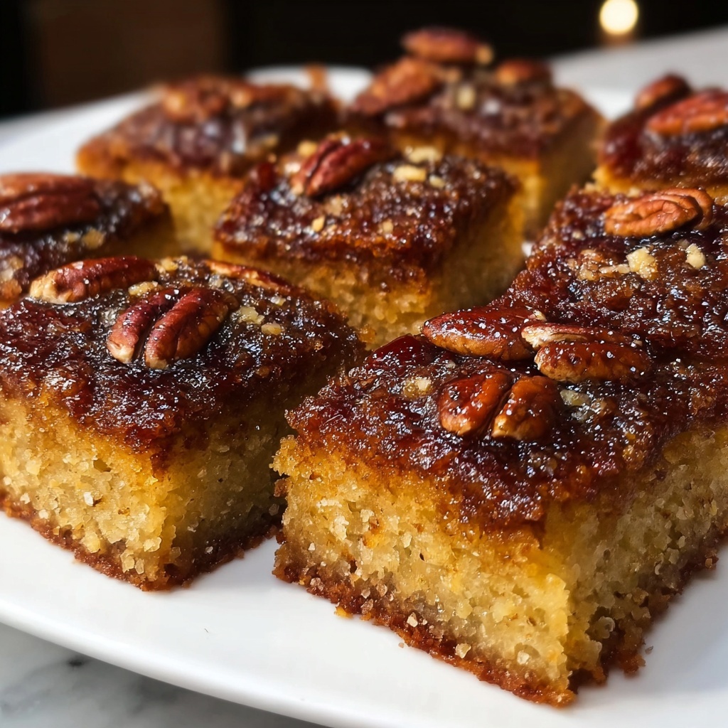 Maple Pecan Blondies Recipe - Recipe Image