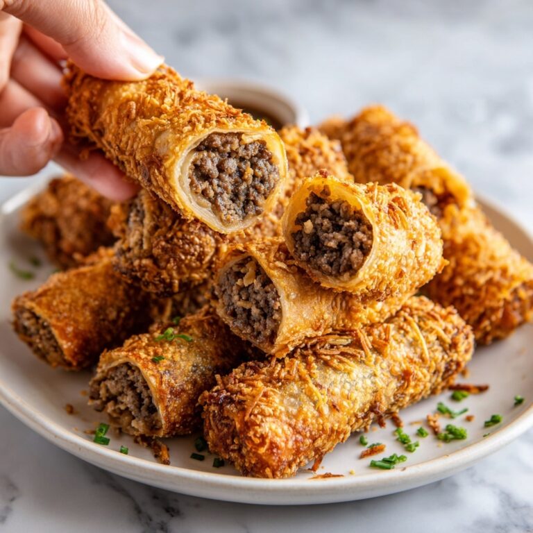 Spicy Garlic Beef Croquettes with Crispy Golden Crust Recipe