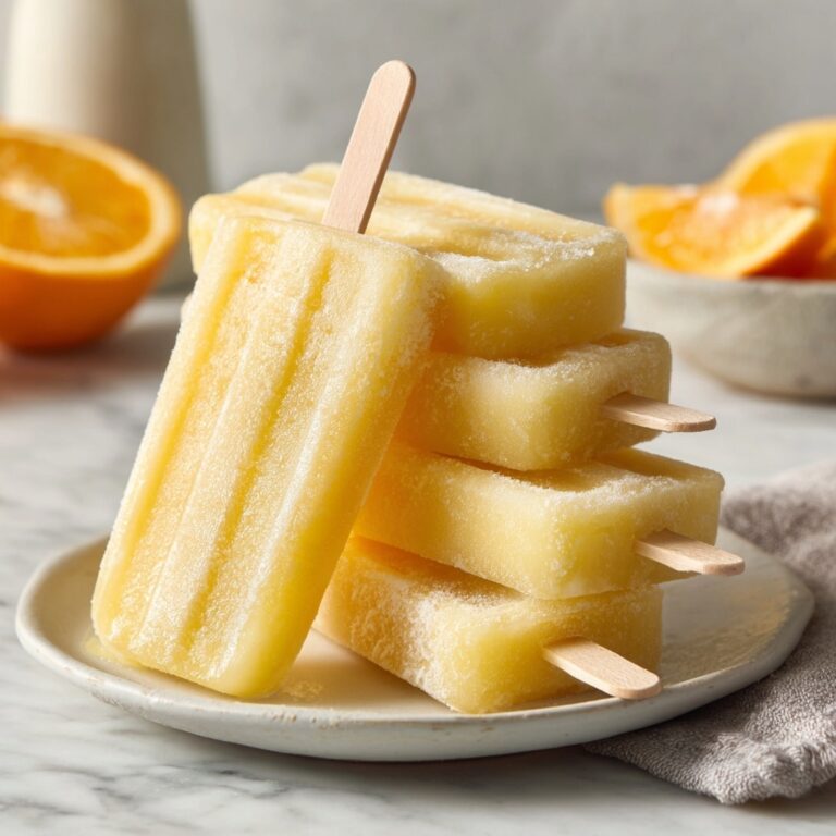 Frozen Mango Yogurt Pops Recipe