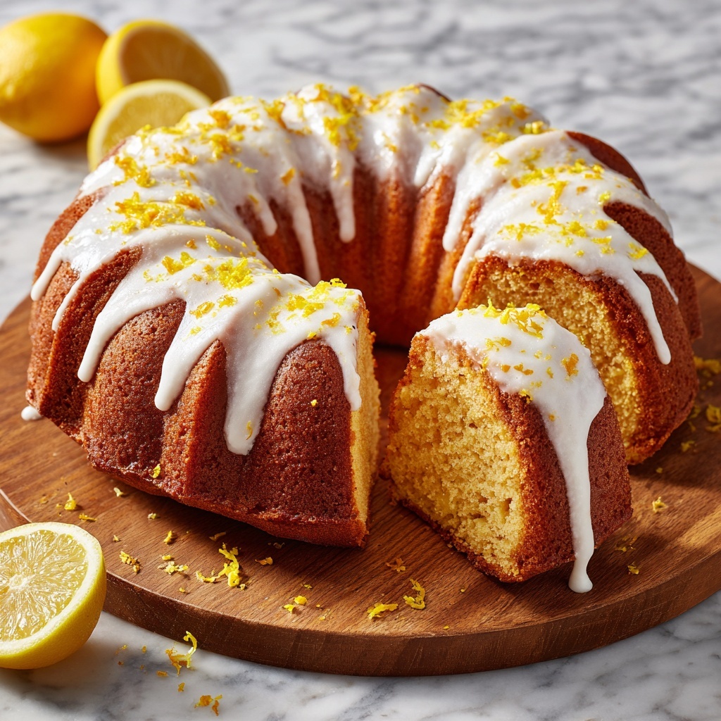 Lemon Bliss Pound Cake Recipe - Recipe Image