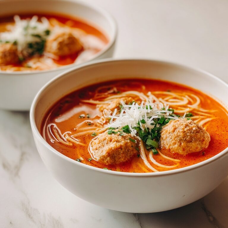 Chunky Italian Meatball Soup Recipe
