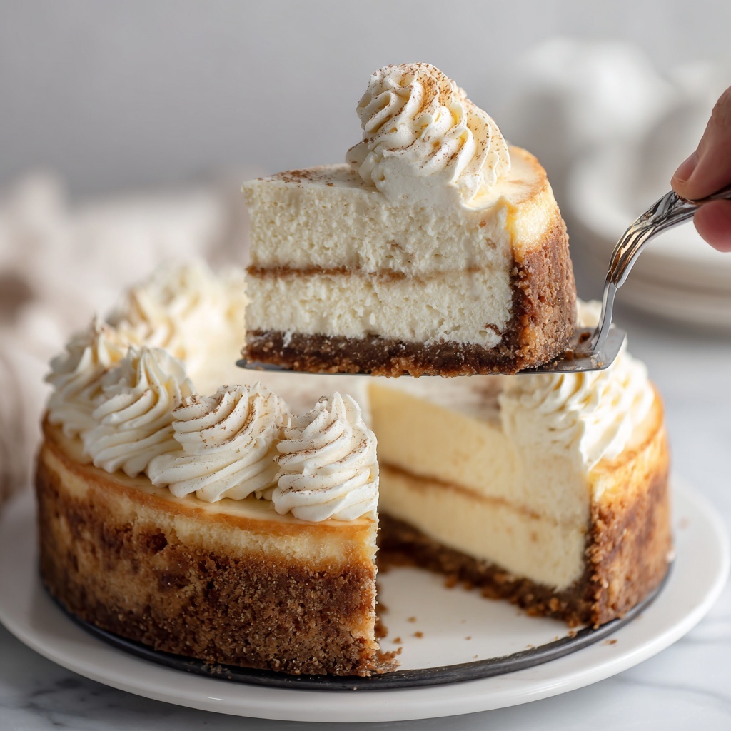 Vegan Cinnamon Roll Cheesecake Recipe - Recipe Image