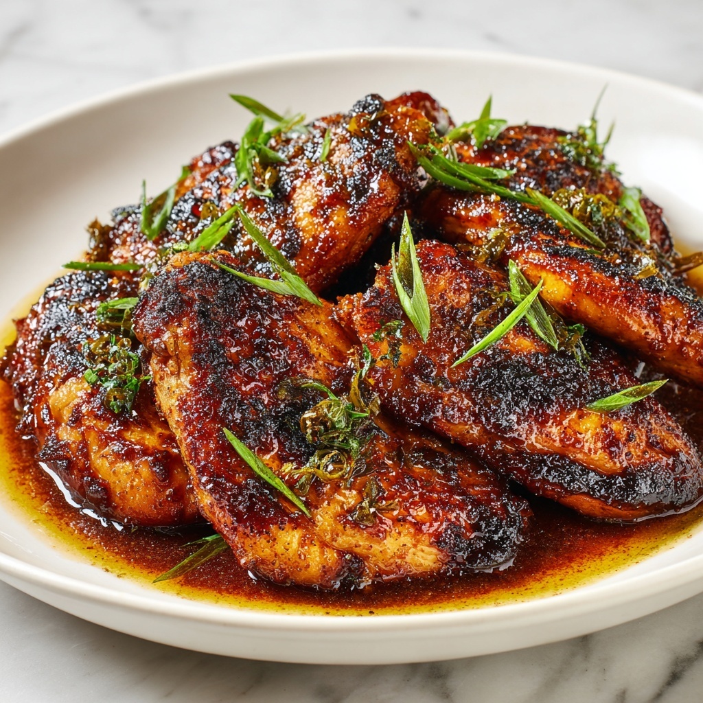 Garlic Miso Chicken Thighs (Air Fryer) Recipe - Recipe Image