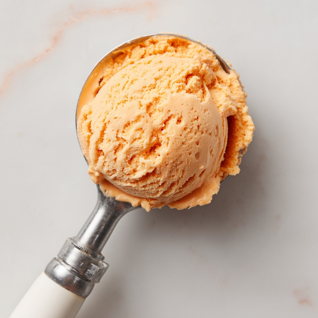 The Best Peach Sorbet Without Ice Cream Maker Recipe - Recipe Image