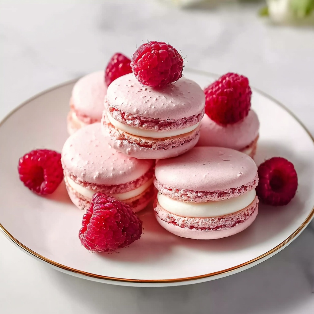 Raspberry Macarons Recipe - Recipe Image
