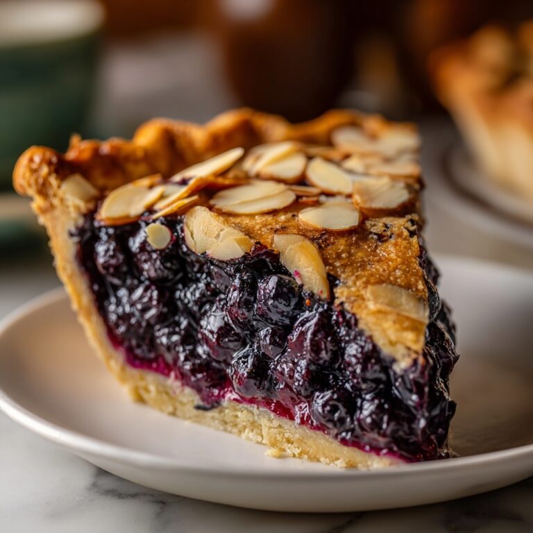 Christmas Blueberry Almond Tart Recipe