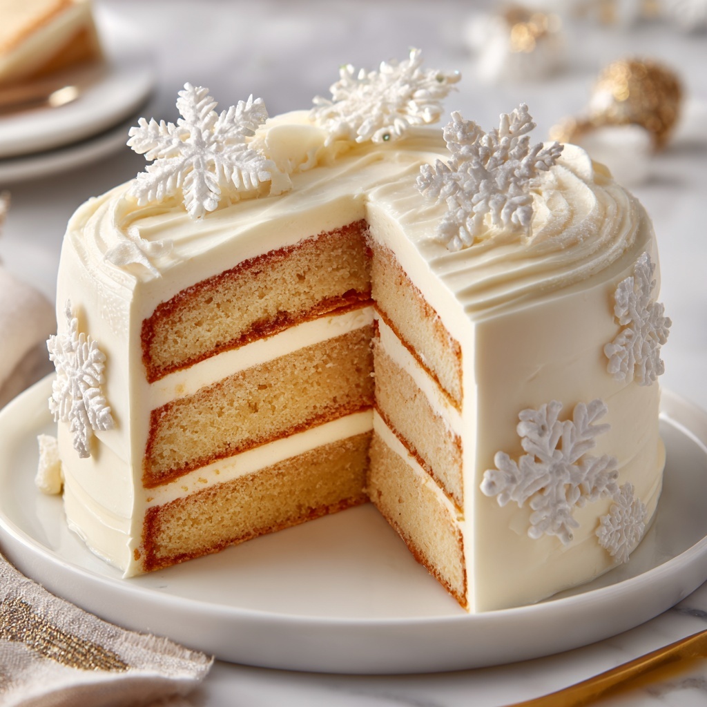 Winter Wonderland Christmas Cake Recipe - Recipe Image